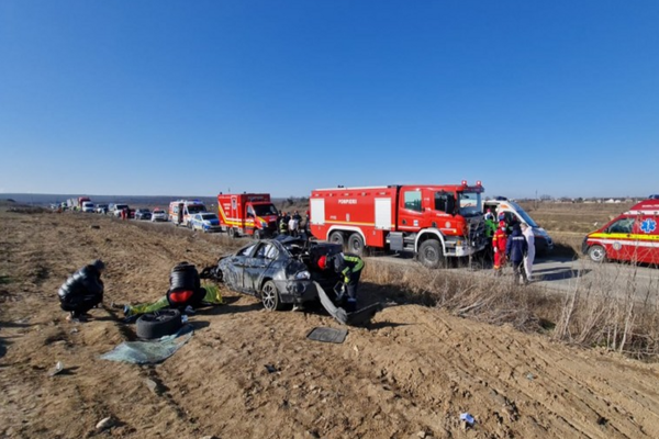 Accident cumplit în județul Constanța. Doi morți și o persoană în comă