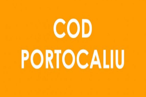 Cod Portocaliu de ninsori viscolite pentru județele Constanța și Tulcea