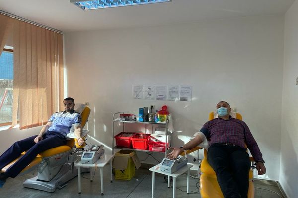 Polițiștii tulceni donează sânge