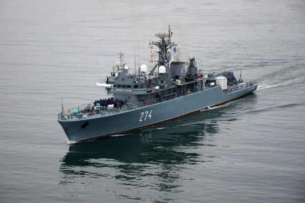 Mină marină, observată în largul Mării Negre, la 70 de kilometri travers de Capu Midia   