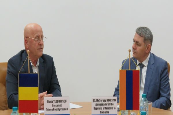 Ambasadorul Republicii Armenia în România, în vizită la Tulcea