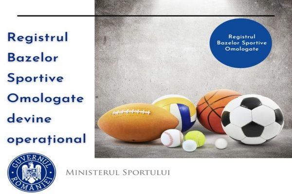 Bazele sportive vor fi omologate ;i vor avea un registru al lor