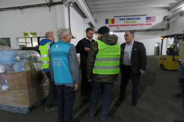 Delegație a Adunării Parlamentare a Mediteranei, vizită de lucru la hub-ul umanitar de la Tulcea