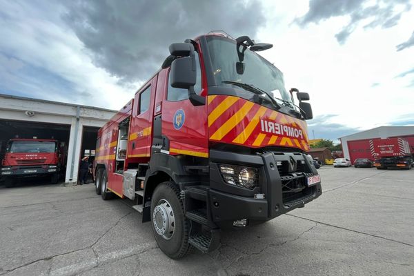 O nouă autospecială pentru pompierii tulceni
