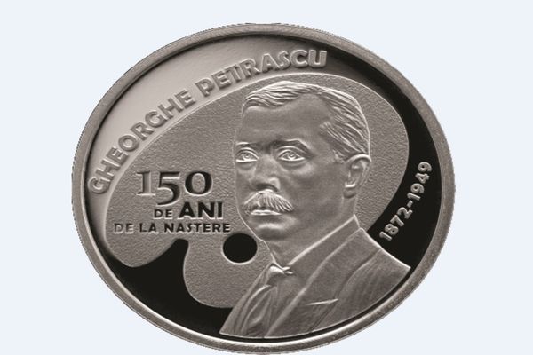 BNR va lansa în circuitul numismatic o monedă din argint cu tema 150 de ani de la nașterea lui Gheorghe Petrașcu
