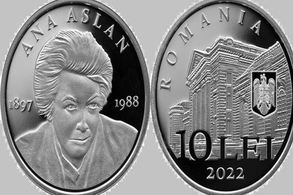 BNR lansează o monedă de argint cu chipul Anei Aslan