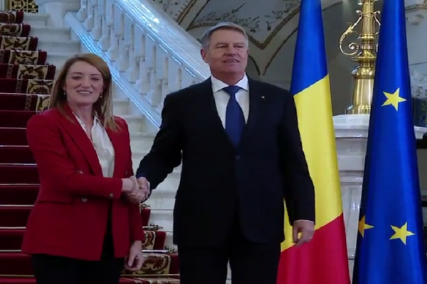 Șefa Parlamentului European, primită de Klaus Iohannis - Maraton de întâlniri după eșecul aderării la Spațiul Schengen