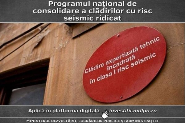 A început Programul naţional de consolidare a clădirilor cu risc seismic ridicat