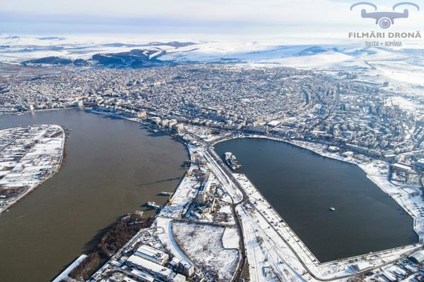 Tulcea sub cod galben și portocaliu de vânt și viscol