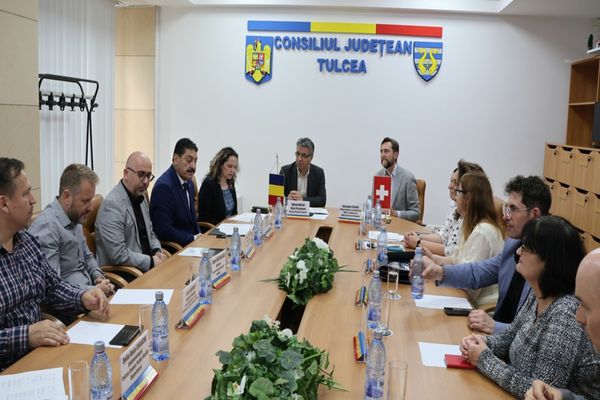 Delegație elvețiană în vizită de lucru în județul Tulcea