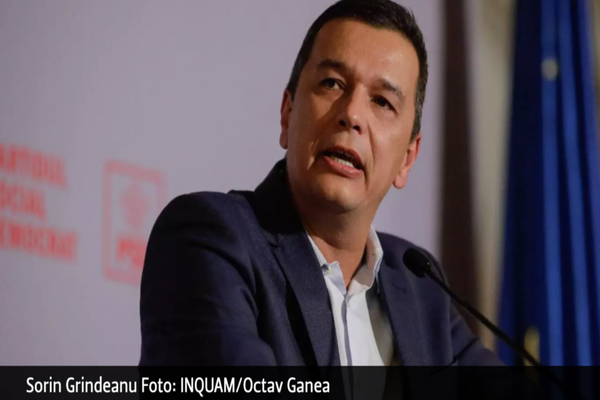 GRINDEANU ÎI AVERTIZEAZĂ PE MEMBRII PSD: ORICE VOT PENTRU PONTA ESTE ÎN FAVOAREA LUI NICUȘOR DAN