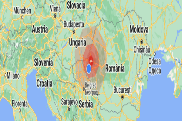 Cutremur în vestul țării. Seismul s-a produs la17 km față de Arad, la ora 20.26
