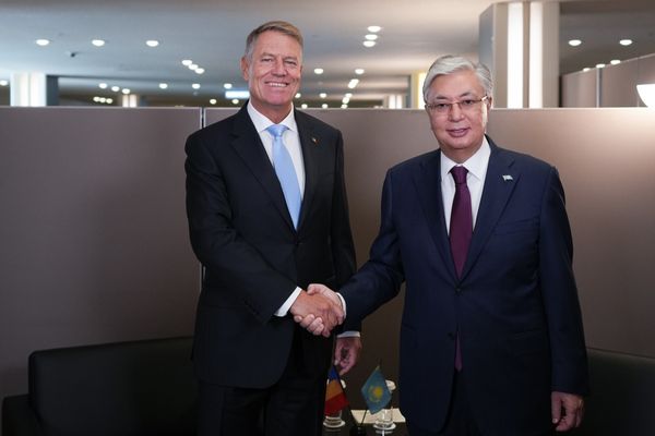 Klaus Iohannis, discuții la ONU cu președintele Kazahstanului despre stimularea comerţului și cooperării energetice