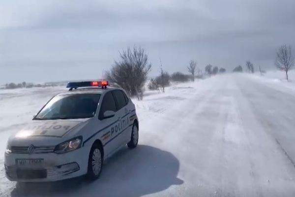 Toate drumurile naționale și județene din Brăila sunt închise