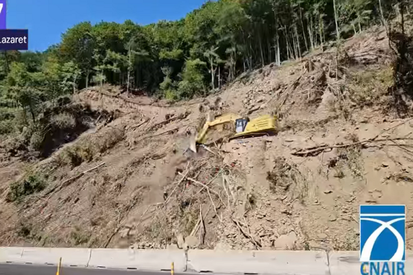 LUCRĂRILE PE SECTORUL BOIȚA - LAZARET AU AJUNS LA 80%: DN7 VA FI REDESCHIS PE 9 AUGUST