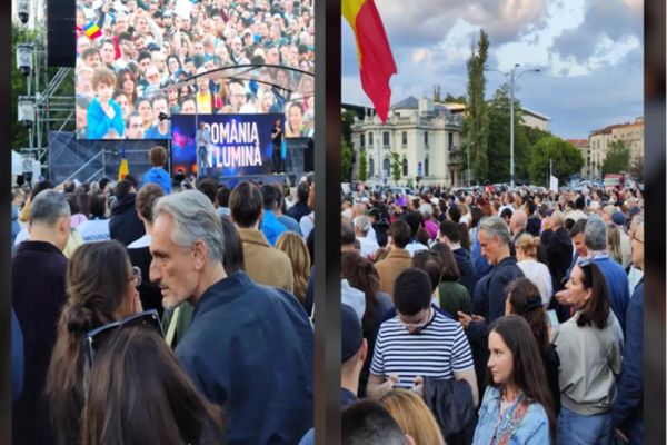 MATEI PĂUN, CONTROVERSATUL OM DE AFACERI RUSOFIL APROPIAT DE NICUȘOR DAN, A PARTICIPAT LA MITINGUL ELECTORAL DIN PIAȚA VICTORIEI 