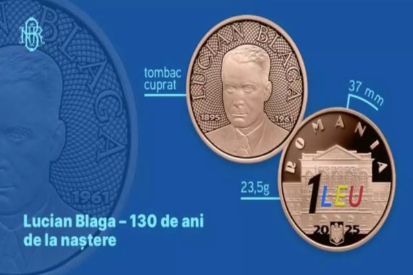 PREMIERĂ LA BNR: SE LANSEAZĂ PRIMA MONEDĂ COLORATĂ DIN ISTORIA MONETARĂ A ROMÂNIEI