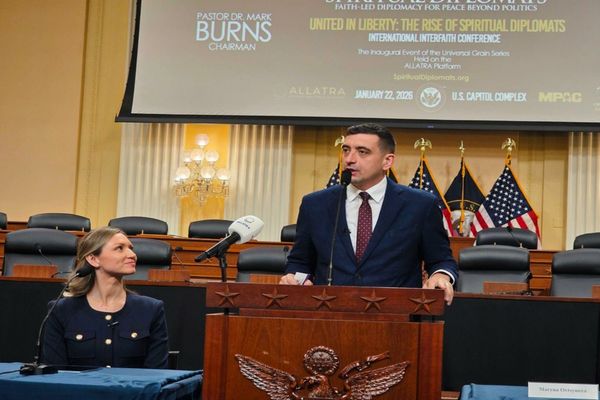 George Simion, la Capitol Hill: „Alegerile au fost anulate în România. Democrația a fost anulată de oameni care nu au credință, nu au Dumnezeu”