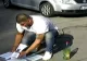 Polițiștii au folosit armamentul din dotare pentru a opri un "șofer" fără permis care nu a oprit la semnal