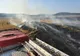 40 de hectare de miriște de grâu, incendiate intenţionat la Slava Cercheză