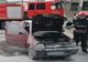 Mașină cuprinsă de flăcări în Tulcea