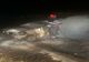 Incendiu pe dig. Mașină cuprinsă de flăcări