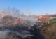VIDEO  Incendiu violent.  O țigară a făcut scrum sute de baloți de paie